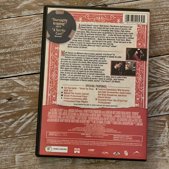 3/$15 u pick dvds📀or 1 for $9~ Rounders🃏Exclusive Edition - Picture 2 of 7